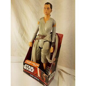 Star Wars REY W/ Lightsaber The Force Awakens 18" Figure Jakks Big-Figs 2016